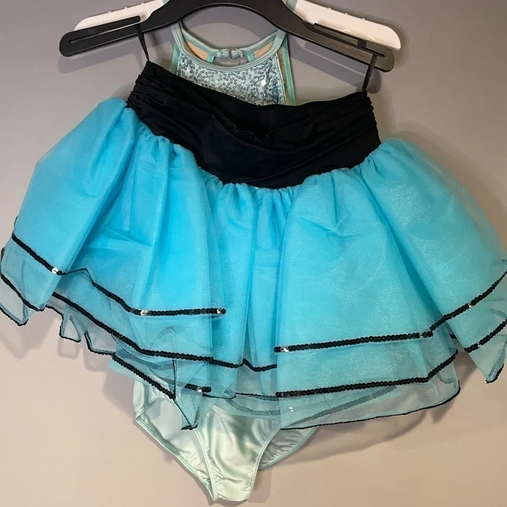 Girls 3 piece Dance Costume Fly Me To The Moon Size LC Jazz Tap Ballet Lyrical
